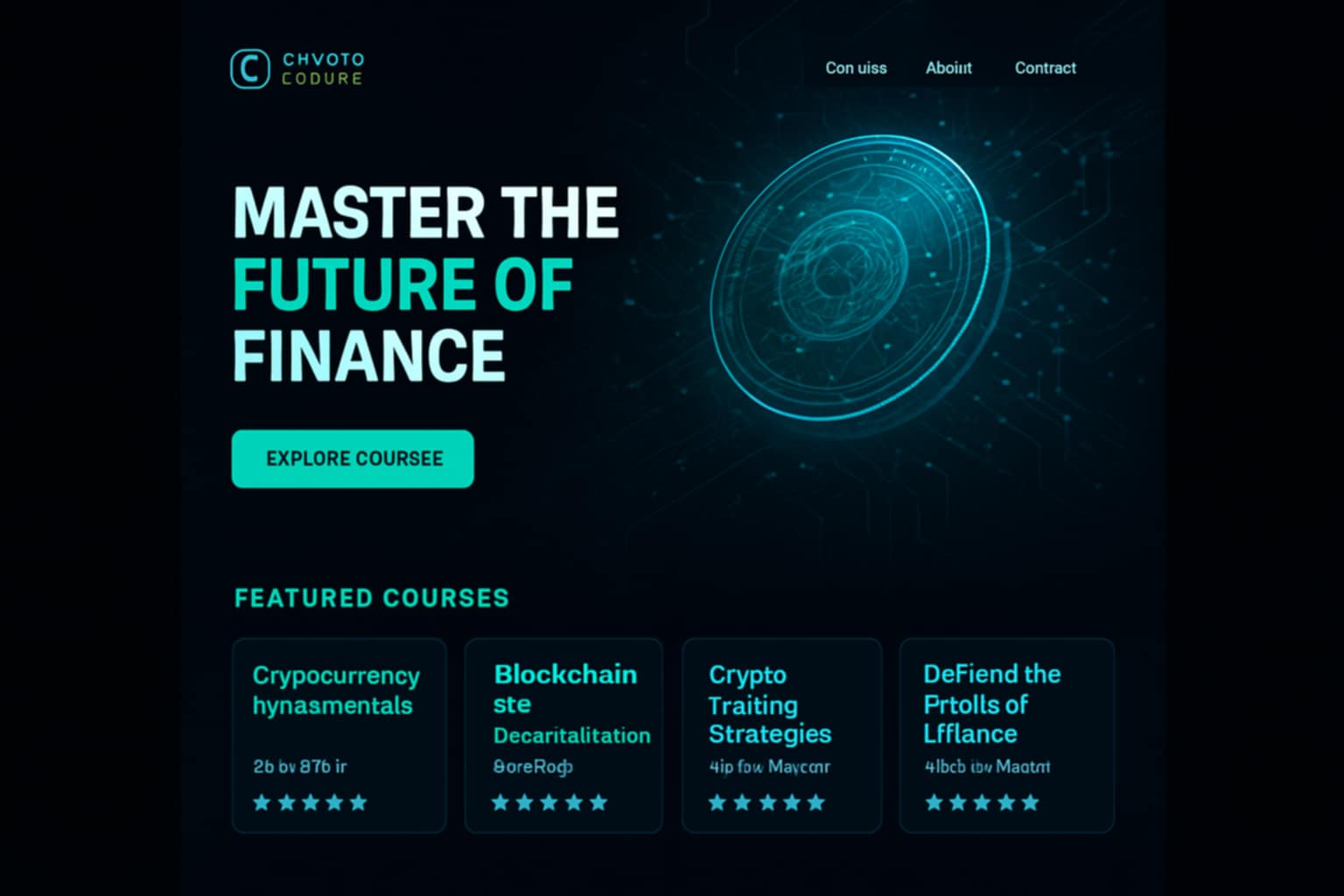 Crypto Course Website Cover
